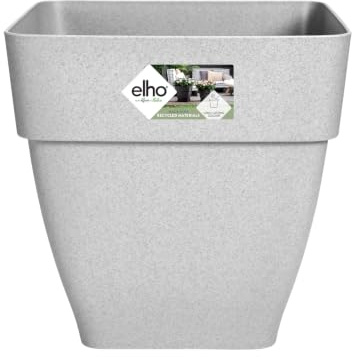 elho Vibia Campana Quadrat 30cm blumentopf - Living Beton | L 28.8 x B 28.8 x H 28.2 cm | Für den Außenbereich geeignet