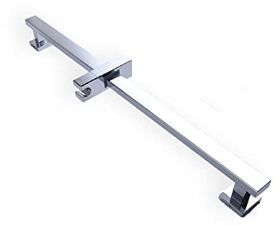 LIOPJH Barre de douche pour pommeau de douche - Colonne de douche réglable - Fixation murale avec support de fixation - Barre coulissante