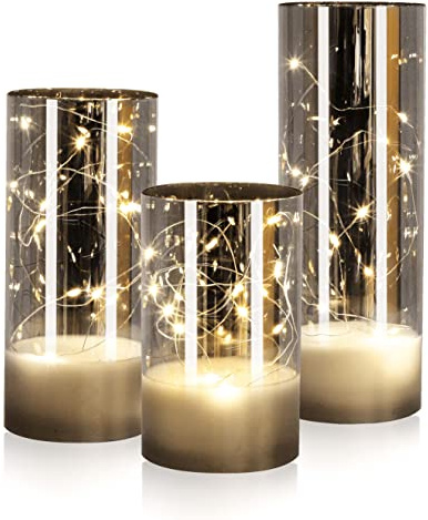 LED Universum - LED Kerzen diverse Modelle (Kassiopeia 3er Set)