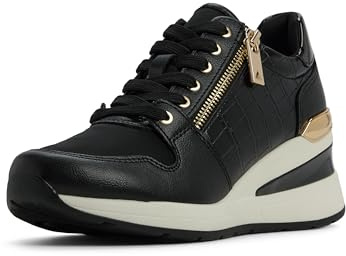 ALDO Women's Adwiwia Sneaker, Black, 7