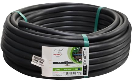 Jardibric - Tuyau Goutte à Goutte Non Incorporé PE BD Ø 17 x 20 mm - Couronne 25 m