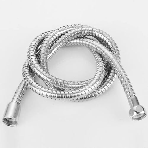 HOMEXO Brauseschlauch lang Badezimmer Dusche Wasserschlauch Edelstahl Flexible Verlängerung Sanitärrohr Zugrohr Badezimmerzubehör 1pc (Size : 80cm)