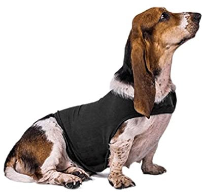 Hunde-Dekompressions-Beruhigungsweste gegen Angstzustände, Sport, Donner-Shirt, Haustierkleidung, weicher Stoff lindert Angst und Aufregung, dunkelgrau, XL