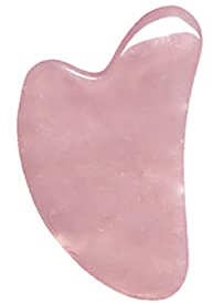 Natürlicher Gouache-Schaber Jade-Roller Rosenquarz-Massage-Rolle Gouache-Schaber Rosa Kristall-Gesichtsschaber Jade-Gesichtsrolle,Tippe I