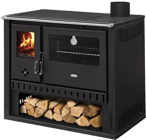 Cuisinière à bois Interstoves à bois GT FI S DR | sortie côté droit -