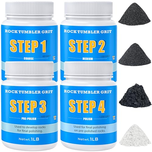KomeStone Rock Tumbler Tumbling Ceramic Filler Media for Rocks Tumbling, 6 Lbs