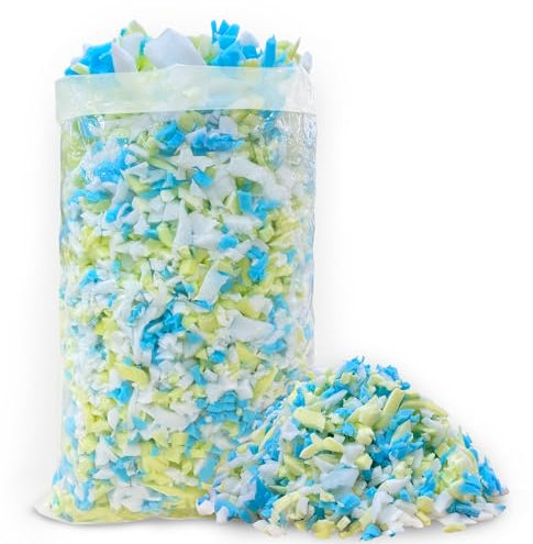 HONEHO 3.3KG Shredded Memory Foam Filling for Bean Bag Filler, Premium Soft Filling,Without Added Gel Particles,Very Suitable for Filling Bean Bags and Pillows