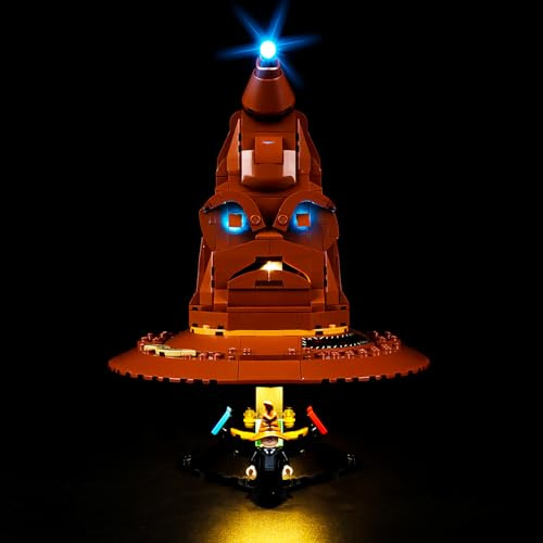 Kyglaring Led Licht Kompatibel mit Lego Der Sprechende Hut 76429 Bausteine, LED Beleuchtungszubehör für das Lego Modellset 76429 (Nicht Enthalten Modell)
