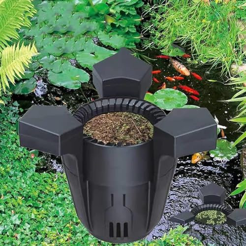 FURLOU Skimmer Galleggiante per Stagno, Skimmer Galleggiante ad Aspirazione, Robot per Skimmer per Piscina Skimmer e Chiarificatore, Pulitore Automatico per Piscina, Estrattore per Superficie Piscina