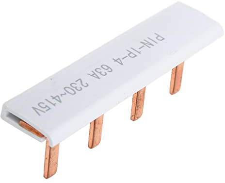 Leistungsschalter Sammelschiene, Kammklemmenblock mit PVC Beschichtung aus reinem Kupfer für Schulen, Krankenhäuser, Hotels, Familien, C45 DZ47 IC65N und andere kleine (4 Way)