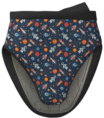 Mini Silicone Oven Mitts, Spaceships and Stars in Outer Space Oven Mitts Heat Resistant, Pot Holders for Kitchen Cooking & Baking, Cute Oven Glove Pinch Mitts