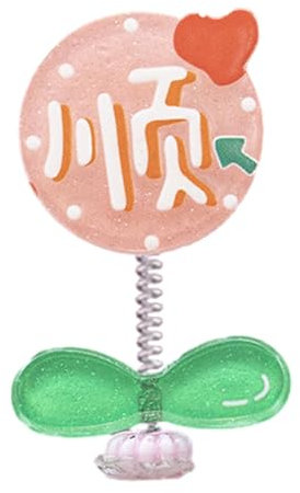 Nodding Head Flower Car Ornament Colorful Cute Fun Style Wobble Charming