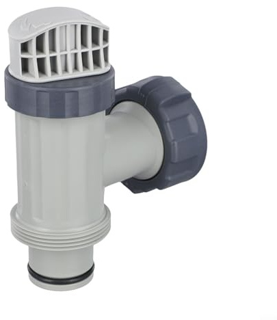Replacement Pool Plunger Valve, Pool Plunger Valve Assembly for Intex Filter Pump, Compatible with 28635EG, 28633EG, 28671EG Models, Grey(1pcs)
