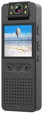 Caméra DV Portable 1080P HD Vision Nocturne Infrarouge CS06 Mini caméra avec écran LED Petit caméscope caméra de vélo(Single Camera)