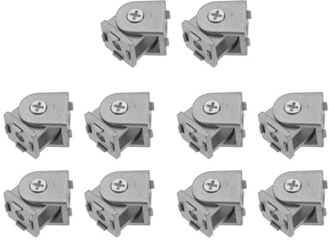 Puthernm 10 Pcs Aluminum Alloy Pivot Joint for Aluminum Extrusion Profile 2020 Series Flexible Pivot Joint 2020 Aluminum Profile