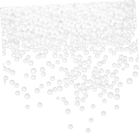 TOYZFRIENDY Bean Bag Filler Beads Lightweight Foam Balls for Sofa Cushion Booster Craft Supplies for Pillow Doll and Beanbag Filling Easy to Carry and Refill