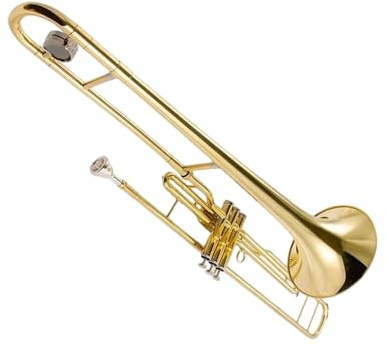 Trombón De Metal Trombón Tenor En Si Bemol Instrumento De Viento Metal De Tres Llaves