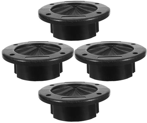 CLISPEED Pasacables Ignífugo Cepillo para Suelo Técnico 145 CM Junta Antiestática Antipolvo para Gestión de Cables Racks de Servidores Paquete de 4 Unidades