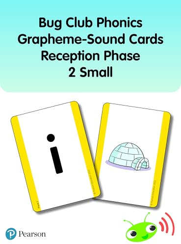 Bug Club Phonics Grapheme-Sound Cards Reception Phase 2 (Small) (Phonics Bug)