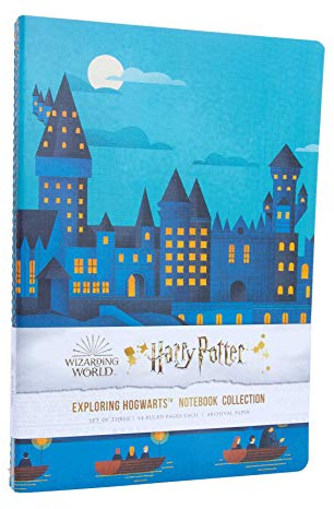 Harry Potter: Exploring Hogwarts Sewn Notebook Collection (Set of 3)
