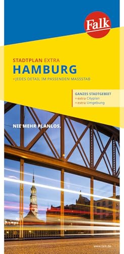 Falk Stadtplan Extra Hamburg 1:22.500: mit Ortsteilen von Ahrensburg, Neu Wulmstorf, Oststeinbek, Pinneberg, Seevetal, Stapelfeld