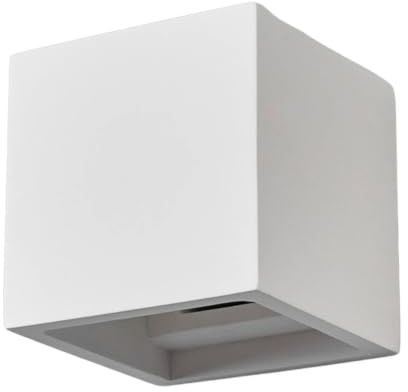 Lindby Wandleuchte, Wandlampe Innen Freja (Modern) in Weiß aus Gips/Ton (1 flammig G9) - Wandstrahler Wandbeleuchtung Schlafzimmer/Wohnzimmer Wohnzimmerleuchte
