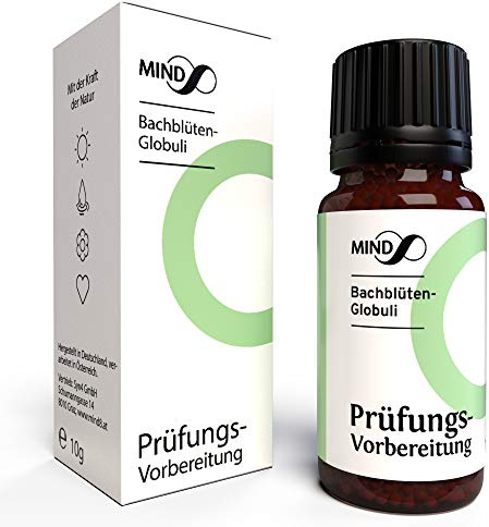 mind8 Bachblüten Globuli Prüfungsvorbereitung - Für Studenten, Schüler und Denksportler
