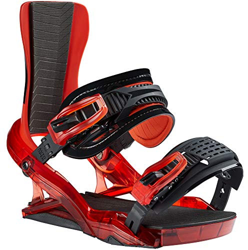 HEAD Fx Two-Fijaciones para Tablas de Snowboard de montaña encuadernaciones, Unisex, Rojo, M