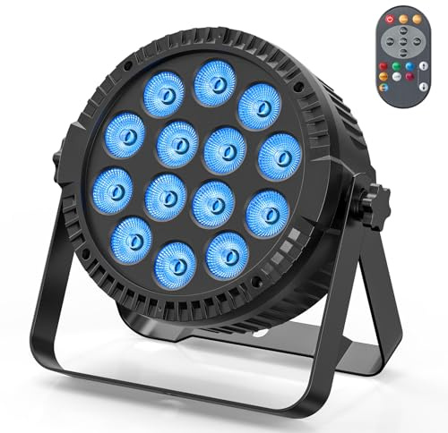 HOLDLAMP 14x6 RGBW LED Par Licht, 84W Par Scheinwerfer mit Sound Aktivierung, DMX 4/8CH Bühnenlicht Strahler für DJ Bar KTV Disco Geburtstag Party