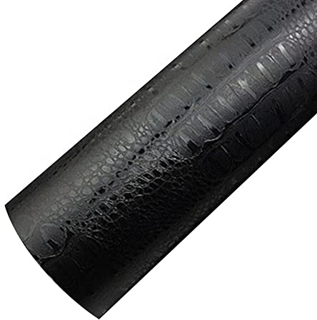 Carbon Auto Folie, Krokodil-Styling Auto Aufkleber Auto Vinylfolie Selbstklebende Tarnung Fahrzeug Lackschutzfolie Auto Schutzfolie DIY Vinyl Folie Autoaufkleber für Auto Motorrad Fahrrad 152 * 20cm