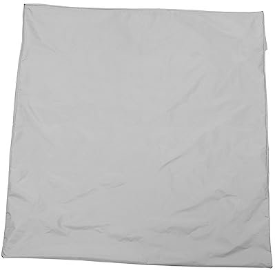 BESPORTBLE Sandkastenabdeckung Mit Kordelzug Oxford Stoff Schutzhülle Für Garten Und Kinder Sandkästen Staub Und Regenschutz Praktische Outdoor Abdeckung Grau 125x125x20cm