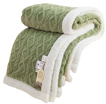 Blanket Warme, Dicke Decken, Flauschige, weiche Korallen-Fleece-Tagesdecke for das Bett, Einzelbett, Doppelbett, Winter-Plüsch, Coraline, pelziger Überwurf Sofadecke (Color : 6, Größe : 180x200cm(71