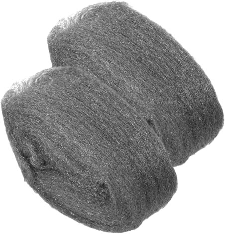 TOPBATHY 2stücke Teiliges Flexibles Stahlwolle Schleif Polierpad Grobes Drahtgewebe Hochwertiges Polieren Und Reinigen Von Fliesen Holz Metall Und Kunststoff Kratzfrei Vielseitig Einsetzbar