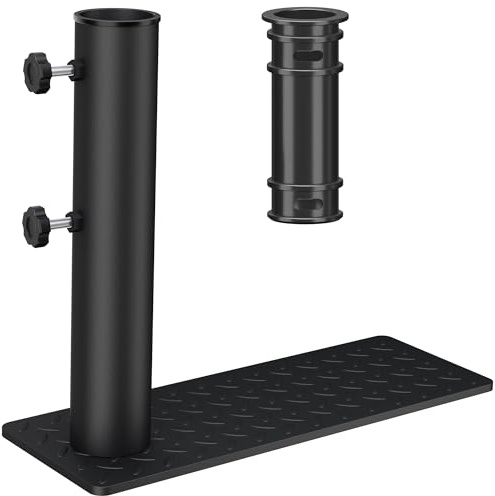 IOEN Fahnenmast-Reifenhalterung (4,6 cm - 6,9 cm), tragbarer Metall-Fahnenmast, Radständer, Heckklappe, Reifenhalterung, Fahnenmasthalter, universell für Autos, Wohnmobile, LKW, Camping, Heckklappe