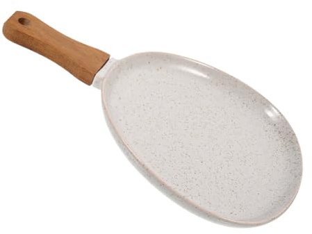 Holibanna Crêpe-pfanne Aus Keramik Speiseteller Und Vorspeisenteller Mehrzweckteller Für Dekoration Servierteller Mit Backplatte Leicht Zu Reinigen Für Zuhause Und Party