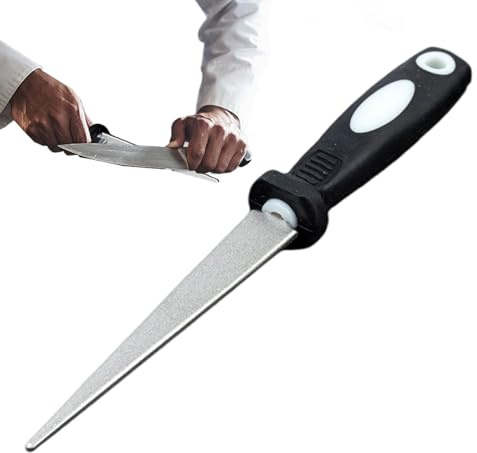 Pierres à aiguiser - Aiguiseur de machettes double face, outil à aiguiser ergonomique antidérapant pour une utilisation dans la cuisine, le jardinage, la chasse
