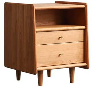GENHAOSAN Comodino Comodino in legno di ciliegio, mobile contenitore for camera da letto nordico, mobile laterale in legno massello, comodino piccolo Mobili Da Camera Da Letto