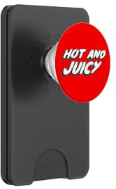 Heiß und saftig | Burger Hamburger Hamburger PopSockets PopWallet für MagSafe