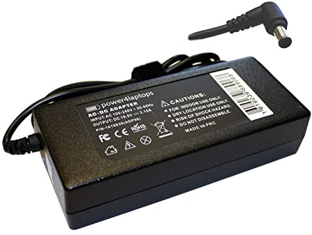 Power4Laptops Adattatore Alimentatore per Portatile Caricabatterie Compatibile con Sony Vaio SVE1112M1EP