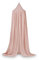 Jollein Baldachin Vintage Pale Pink - Höhe 245 cm - Betthimmel Babybett Kinderzimmer - Rosa, Altrosa
