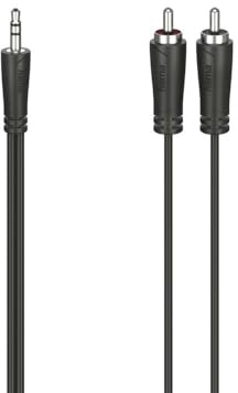 Hama Audiokabel, Klinkenstecker 3,5mm - 2x Cinch Stecker, Stereo, 3,0m