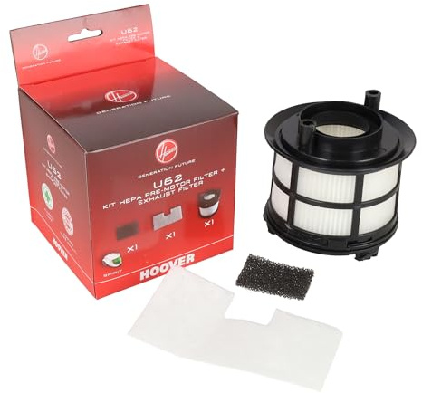 sparefixd for Hoover Smart Spirit Vacuum Cleaner U62 Type HEPA Filter Kit