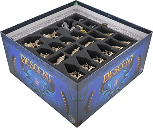 Feldherr Schaumstoff-Set kompatibel mit Descent: Legenden der Finsternis - Grundspielbox