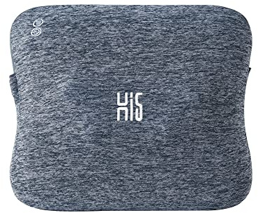 Hi5 Bravo Shiatsu-Massagekissen mit Wärmefunktion Abschaltautomatik Waschbarer Bezug für Schultern Nacken Rücken und Beine-Königsblau
