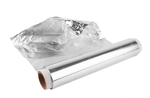 Lot de 6 Bobines de papier aluminium 0.44x200 m - qualité professionnelle - très résistant