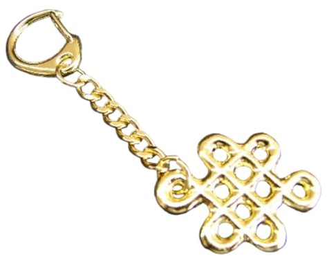 Feng Shui Mystic Knot Amulet Keychain