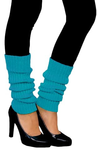 Oblique Unique® Sexy Damen Bein Stulpen Strümpfe für 80er Jahre 80s Motto Party Fasching Karneval Tanzen Aerobic Kostüm Accessoires