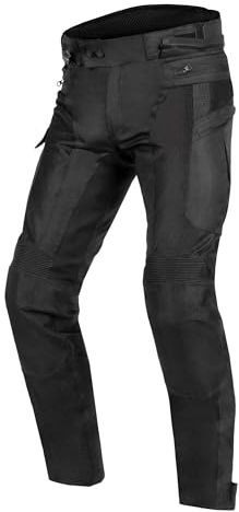REBELHORN Scandal II Motorradhose Herren | Textil | Knieprotektoren Stufe 2 | Große Mesh-Einsätze für heißes Wetter | 4 Außentaschen und eine wasserdichte Cargotasche