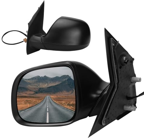 Kistrba Außenspiegel Spiegel Links Ersatz für VW T6 2015-2019 Elektrisch, Seitenspiegel Komplettsets mit Konvex Beheizt Glas, Ersatz OE# 7E1857407