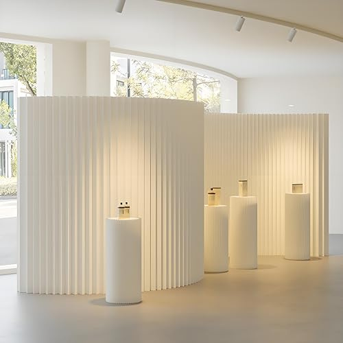 Paper Room Divider, Portable Room Dividers and Folding Privacy Screens, Divider for Room Separation, for Dorm Studio Office